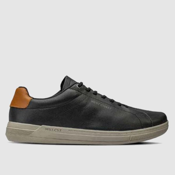 West Coast Sapatênis 313012 - Preto, Tan e Cinza